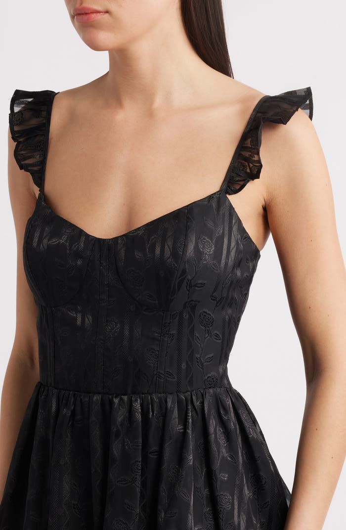 Lulus - Magnolia Tiered Organza Gown - Small