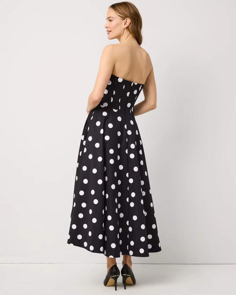 WHBM - Strapless Fit + Flare Midi Dress - Medium
