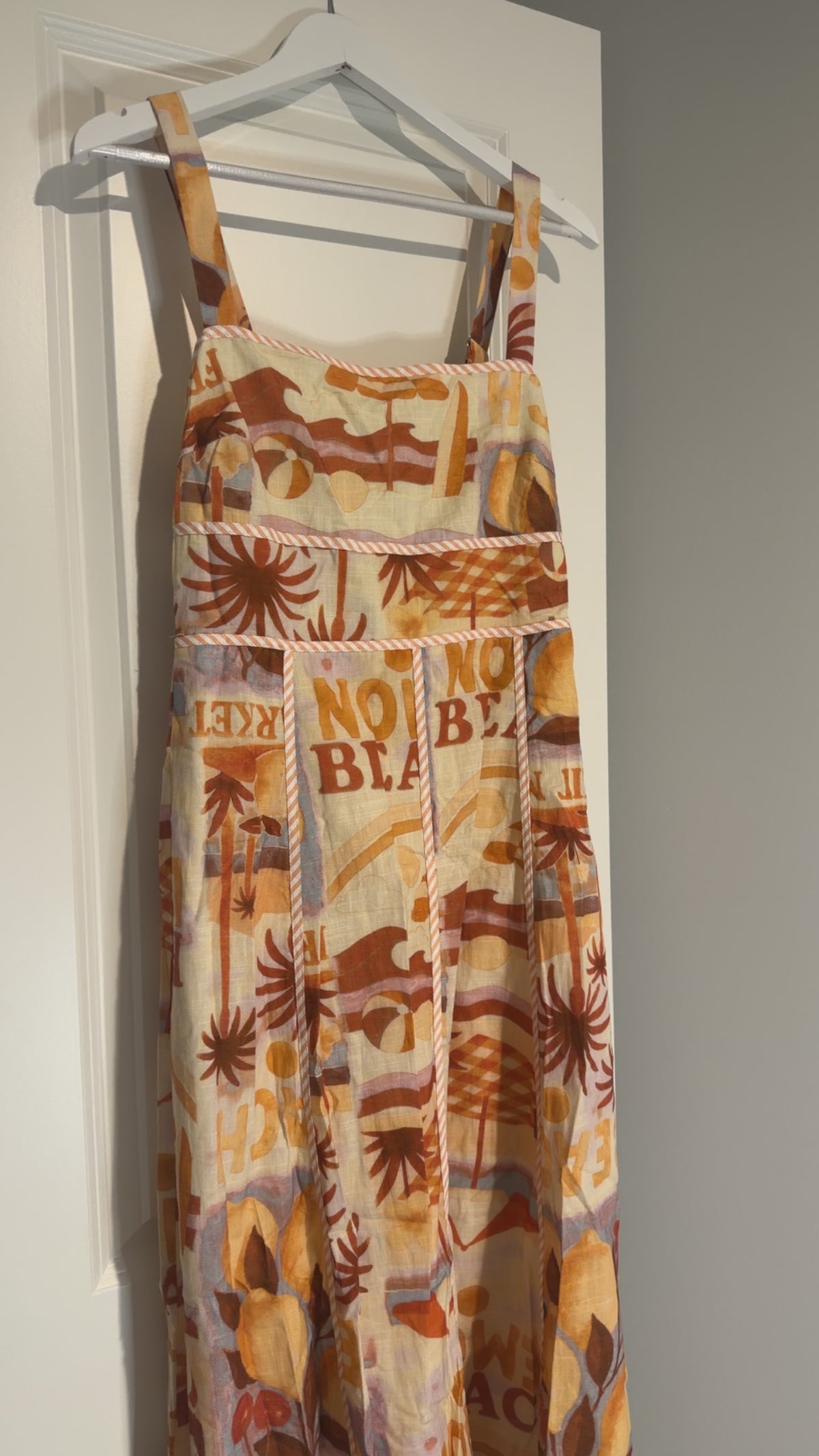 Moon River - Square Neck Midi Dress - Large