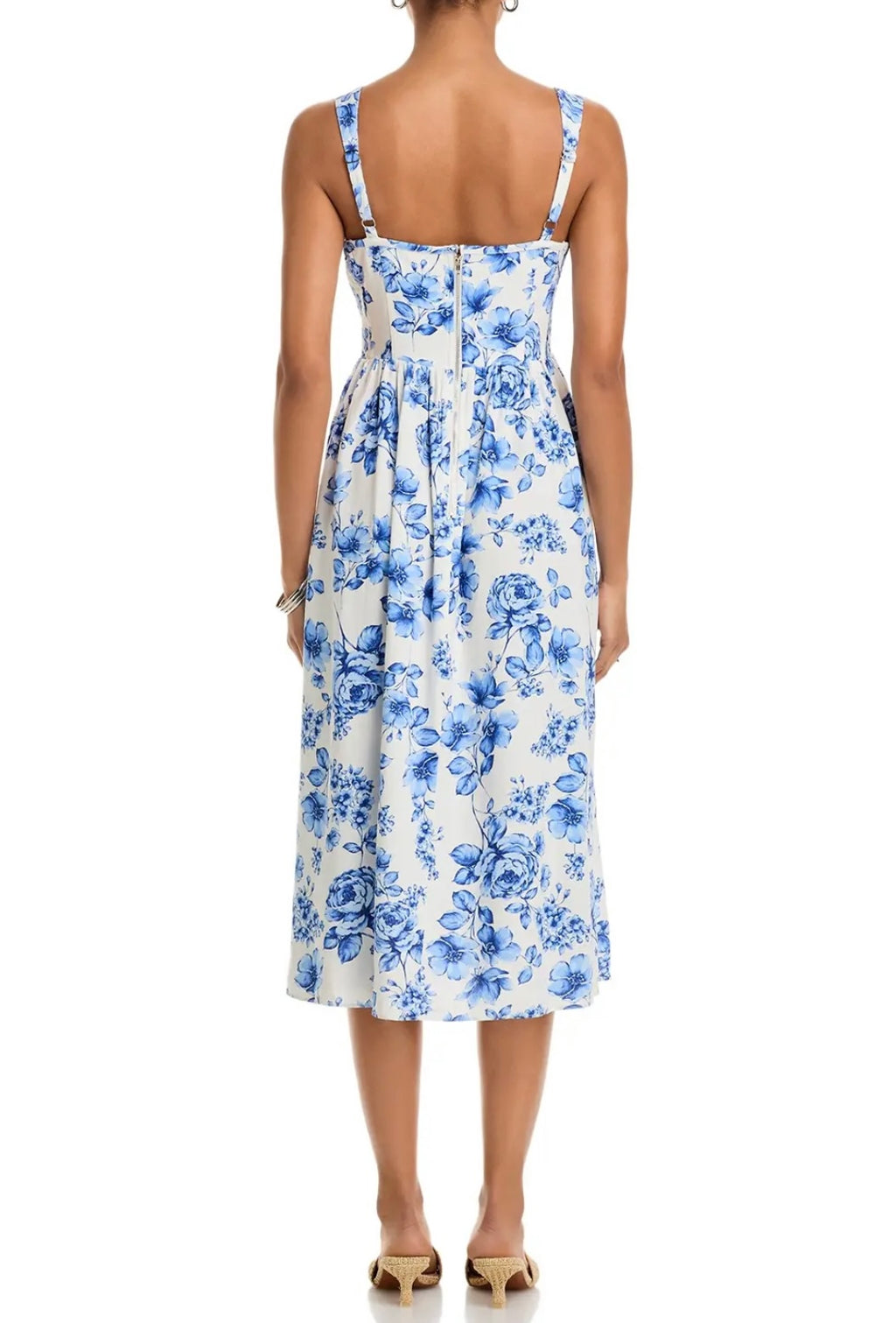 Aqua - Rose Bud Lace Dress - Exclusive - Small