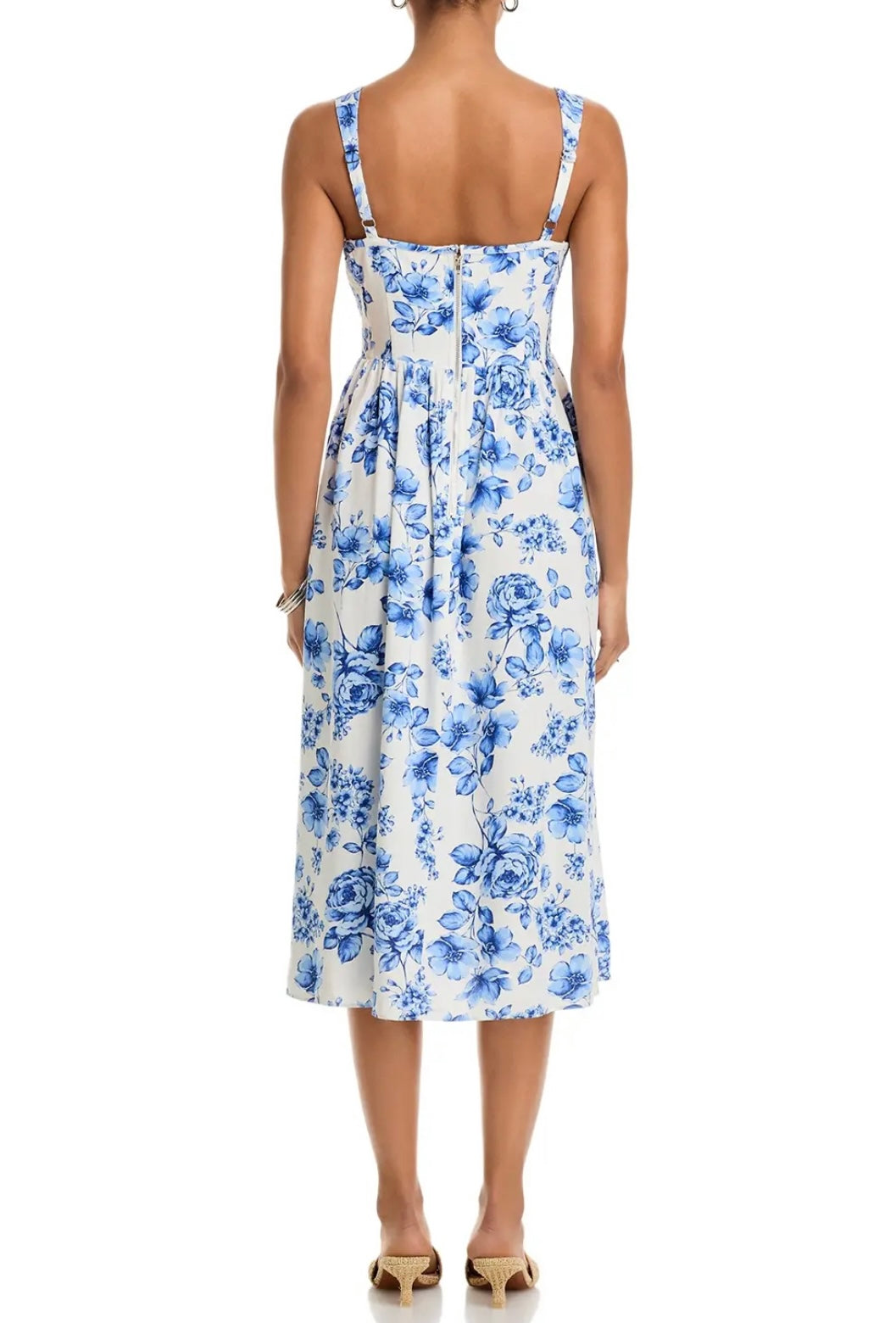 Aqua - Rose Bud Lace Dress - Exclusive - Small