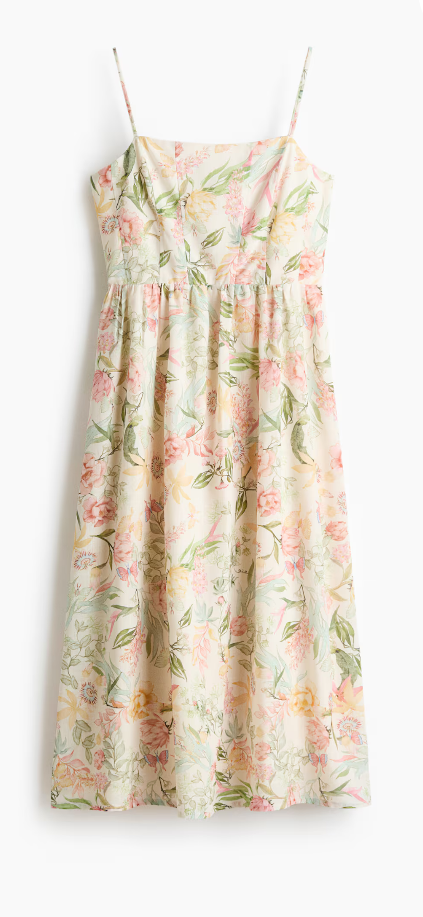 H&M - Strappy Midi Dress - Large