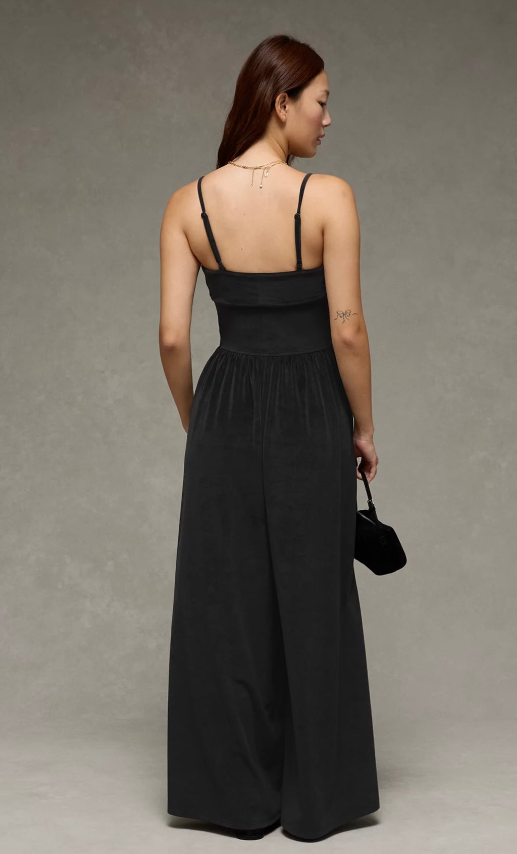 AE - Velvet Foldover Jumpsuit - Medium