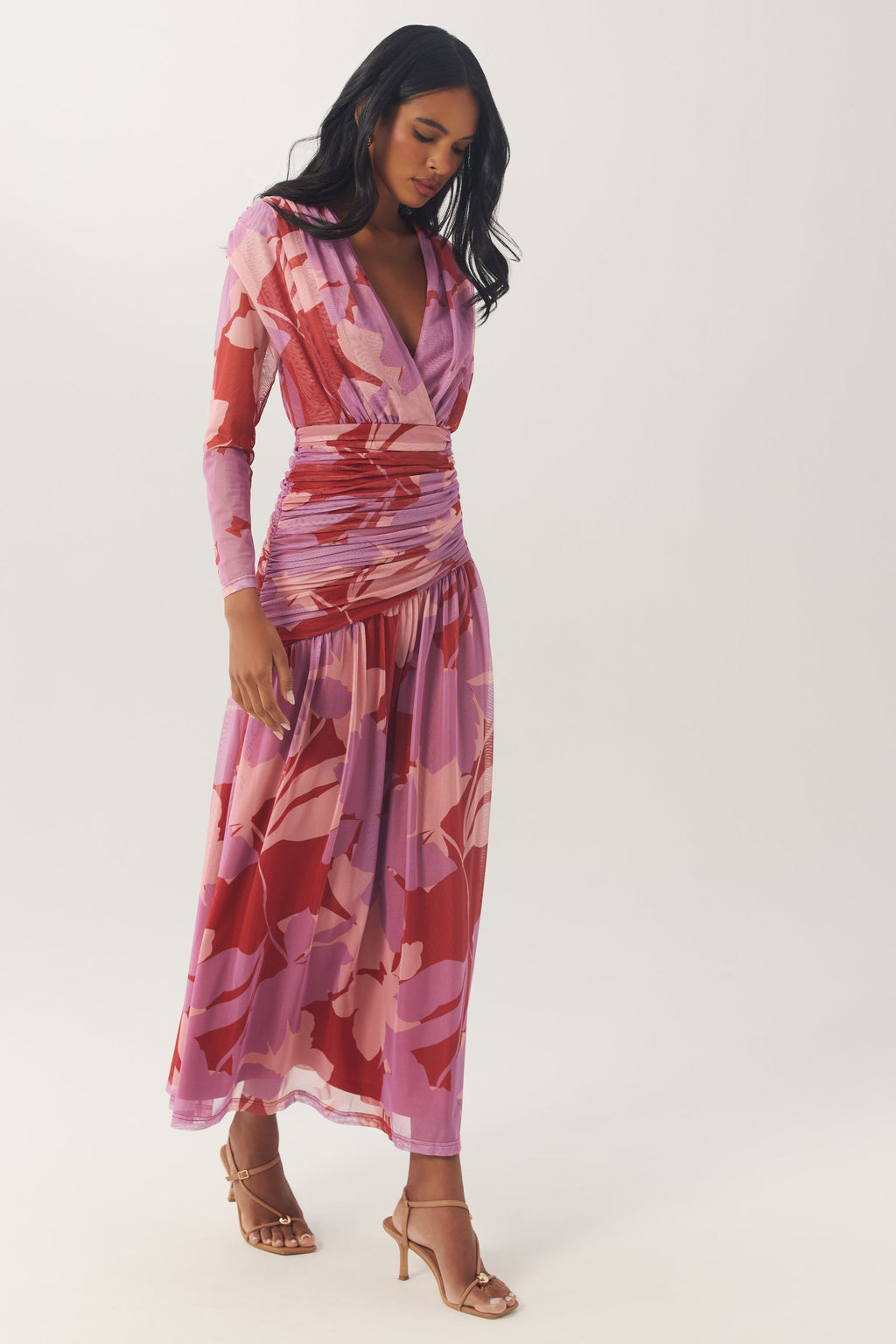 Hutch - Tyra Long Sleeve Midi Dress - Large