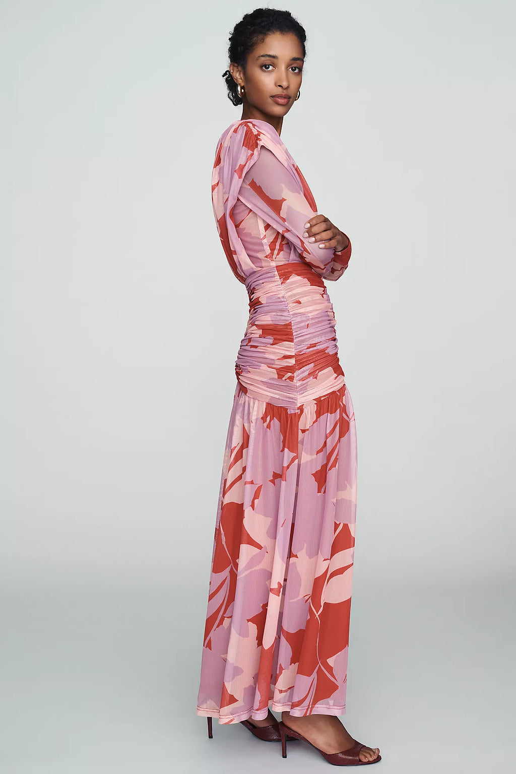 Hutch - Tyra Long Sleeve Midi Dress - Large