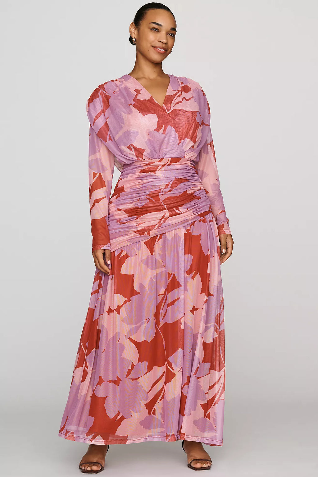 Hutch - Tyra Long Sleeve Midi Dress - Large